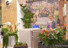 Silvia Erba of Erba with their new pot to celebrate the 50th anniversary of their company.